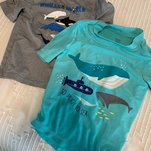 2 Toddler swim shirts (spf)